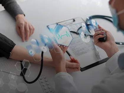 Appac Media - Healthcare and Hospital Digital Marketing Medical professionals utilizing digital solutions representing healthcare marketing by Appac Media