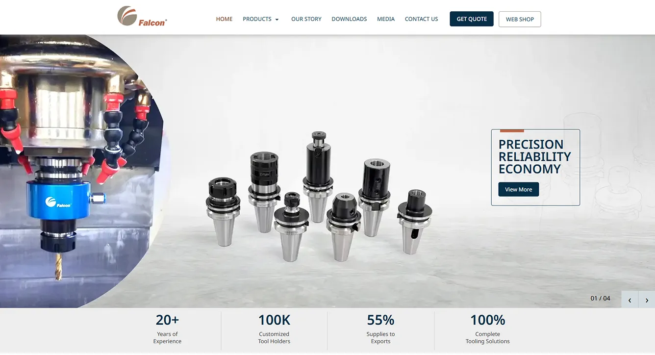 The redesigned Falcon Toolings platform